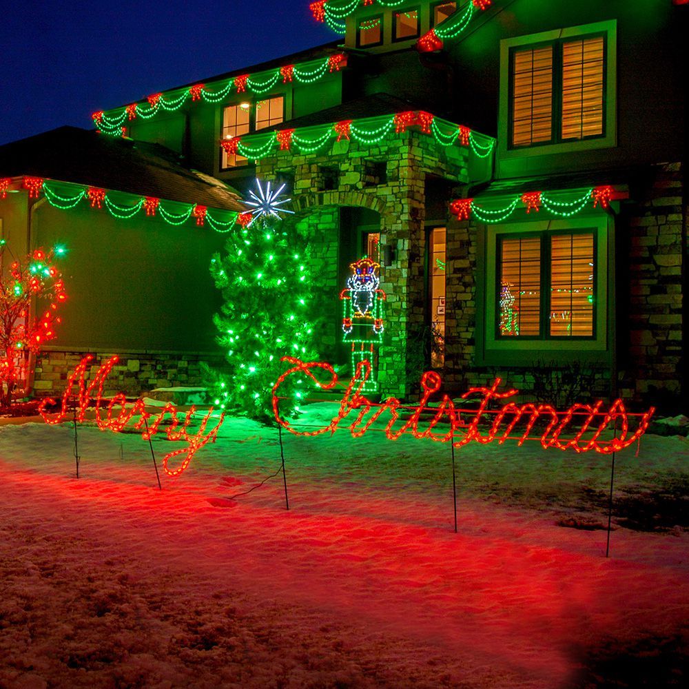 LED MERRY CHRISTMAS (RED) #LED-MC300R